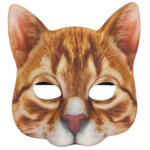 Whyzsjnclg Katzengesichtsmaske, Katzenmaske, 7, 1x7.1x2, 4 Zoll Realistisches gedruckt Whyzsjnclg Katzengesichtsmaske, Katzenmaske, 7, 1x7.1x2, 4 Zoll Realistisches gedruckt von Whyzsjnclg