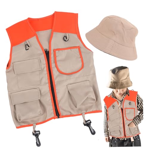 Whyzsjnclg Kinder Kleid Kostüme, Zoo -Keeper -Kostüm für Kinder Stoff Paläontologen Kostüm für Halloween, Cosplay & More, Orange Whyzsjnclg Kinder Kleid Kostüme, Zoo -Keeper -Kostüm für Kinder Stoff Paläontologen Kostüm für Halloween, Cosplay & More, Orange von Whyzsjnclg