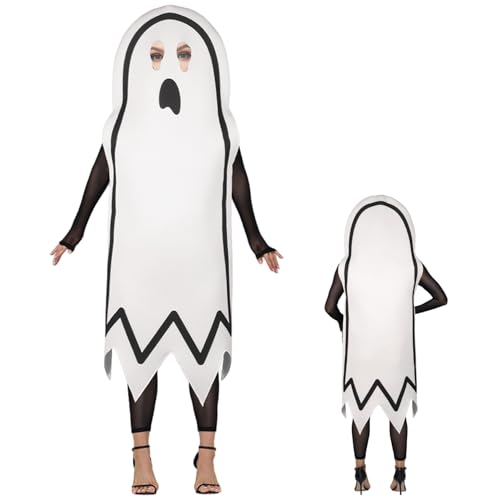 Whyzsjnclg Kleinkind Ghost Kostüm, Halloween Ghost Kostüm, White Tabard Outfit Halloween Kostüme komfortable Cosplay -Requisiten für die Leistung der Spielbühne, M Erwachsene Whyzsjnclg Kleinkind Ghost Kostüm, Halloween Ghost Kostüm, White Tabard Outfit Halloween Kostüme komfortable Cosplay -Requisiten für die Leistung der Spielbühne, M Erwachsene von Whyzsjnclg
