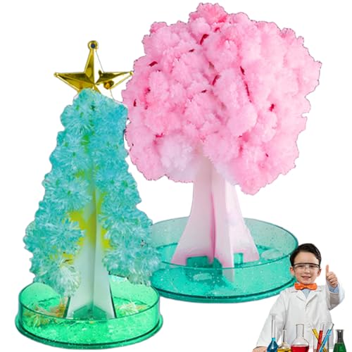 Whyzsjnclg Kristallwachstumskit, Kristallwachstum Kit Neuheit DIY Fun Science Mini Paper Weihnachten & Kirschblüte für Kinder Whyzsjnclg Kristallwachstumskit, Kristallwachstum Kit Neuheit DIY Fun Science Mini Paper Weihnachten & Kirschblüte für Kinder von Whyzsjnclg