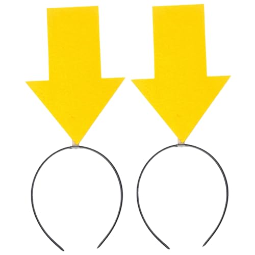 Whyzsjnclg Lustige Stirnbänder, 2pcs Pfeilstirnband lustige Stirnbänder mit gelbem Pfeil Haar Hoop Party Stirnband für Party, Bühnenperformance, Halloween Whyzsjnclg Lustige Stirnbänder, 2pcs Pfeilstirnband lustige Stirnbänder mit gelbem Pfeil Haar Hoop Party Stirnband für Party, Bühnenperformance, Halloween von Whyzsjnclg