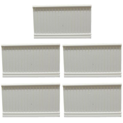 Whyzsjnclg Miniaturen für Dollhouse, 5pcs Mini Wainscot Board, Pla Dollhouse Möbel, weiße Miniaturen für Einstellungen Whyzsjnclg Miniaturen für Dollhouse, 5pcs Mini Wainscot Board, Pla Dollhouse Möbel, weiße Miniaturen für Einstellungen von Whyzsjnclg