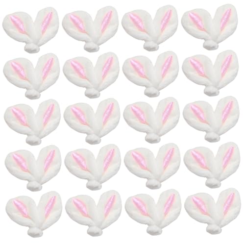 Whyzsjnclg Osterhasenohren, 20pcs Kaninchenohren, 1,57x1.18 Weiche Filzhasenohren, süße Osterhasenohren, DIY -tierische Ohrstirnbänder, Mini -Hasen -Ohr -Ornament für Bastelhaarklammern, Hasenohren Whyzsjnclg Osterhasenohren, 20pcs Kaninchenohren, 1,57x1.18 Weiche Filzhasenohren, süße Osterhasenohren, DIY -tierische Ohrstirnbänder, Mini -Hasen -Ohr -Ornament für Bastelhaarklammern, Hasenohren von Whyzsjnclg