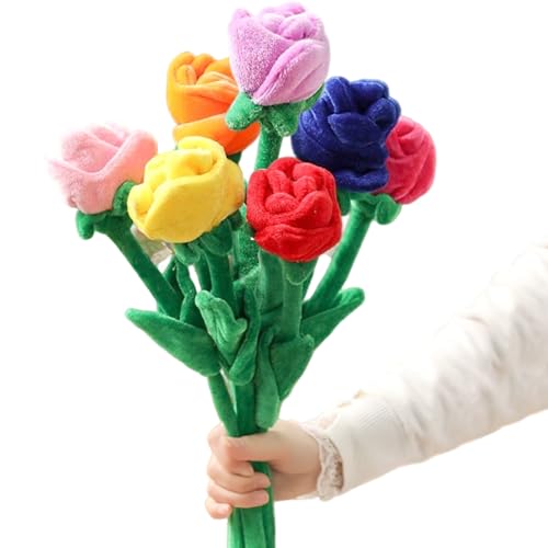 Whyzsjnclg Plüschblume, Plüschblumen, 7pcs 12 Zoll weiche Flexible niedliche Cartoon Blumenstrauß Künstliche Pflanzen für Hochzeits Muttertag Frauen Mädchen Whyzsjnclg Plüschblume, Plüschblumen, 7pcs 12 Zoll weiche Flexible niedliche Cartoon Blumenstrauß Künstliche Pflanzen für Hochzeits Muttertag Frauen Mädchen von Whyzsjnclg
