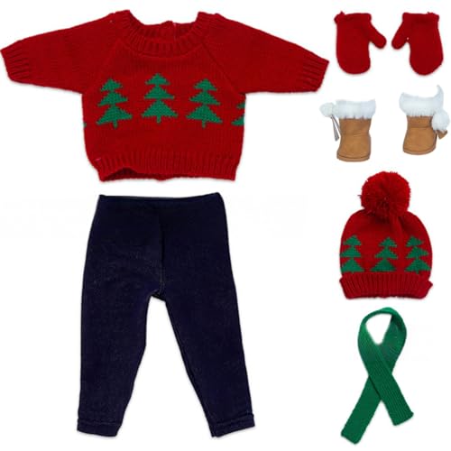 Whyzsjnclg Puppenkleidung für 18 -Zoll -Puppen, 18 -Zoll -Puppenkleidung, Weihnachtspullover für Puppen, für Kinder Weihnachtsfeiertag, Nein, Weihnachtsbaum Whyzsjnclg Puppenkleidung für 18 -Zoll -Puppen, 18 -Zoll -Puppenkleidung, Weihnachtspullover für Puppen, für Kinder Weihnachtsfeiertag, Nein, Weihnachtsbaum von Whyzsjnclg