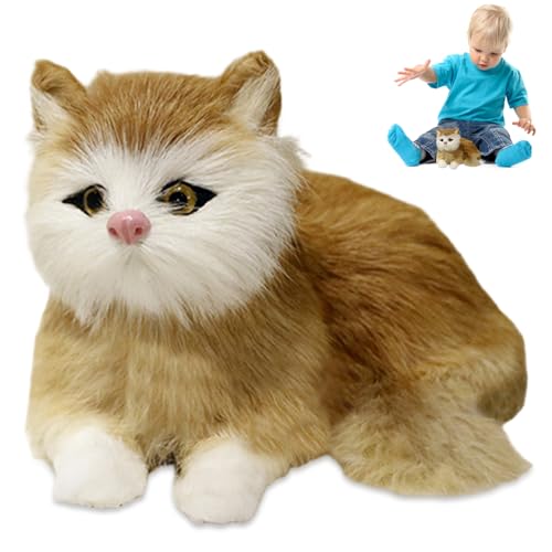 Whyzsjnclg Realistische Katzengefüllte Tier, realistische Katze 6x4x4 Zoll künstlich niedlich lügen plüschdetailliert für Zuhause, Hotel, Fotografie -Requisite, Gelb Whyzsjnclg Realistische Katzengefüllte Tier, realistische Katze 6x4x4 Zoll künstlich niedlich lügen plüschdetailliert für Zuhause, Hotel, Fotografie -Requisite, Gelb von Whyzsjnclg