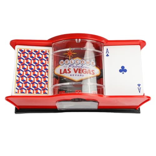 Whyzsjnclg Schaltkarten -Shuffler, manueller Karten -Shuffler, 9, 1 x 4, 3 Zoll Plastikpoker mit Handkurbel für Pokerspiele, Blackjack, Rummy Whyzsjnclg Schaltkarten -Shuffler, manueller Karten -Shuffler, 9, 1 x 4, 3 Zoll Plastikpoker mit Handkurbel für Pokerspiele, Blackjack, Rummy von Whyzsjnclg