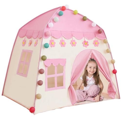 Whyzsjnclg Spielen Sie Zelt, Prinzessin Zelt 51 x 39 x 51 Zoll Oxford-Stoff Spiel mit Türvorhang und Fensterlüftung hautfreundlich für 3-4 Kinder mit Balllicht Whyzsjnclg Spielen Sie Zelt, Prinzessin Zelt 51 x 39 x 51 Zoll Oxford-Stoff Spiel mit Türvorhang und Fensterlüftung hautfreundlich für 3-4 Kinder mit Balllicht von Whyzsjnclg