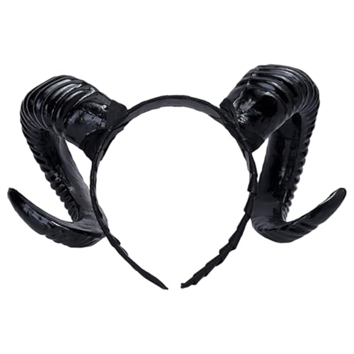 Whyzsjnclg Teufelshörner Stirnband, Teufelshörner Stirnband, gotisches schwarzes Ziegenhaarband für Halloween -Kostüm -Cosplay -Foto -Requisiten Whyzsjnclg Teufelshörner Stirnband, Teufelshörner Stirnband, gotisches schwarzes Ziegenhaarband für Halloween -Kostüm -Cosplay -Foto -Requisiten von Whyzsjnclg