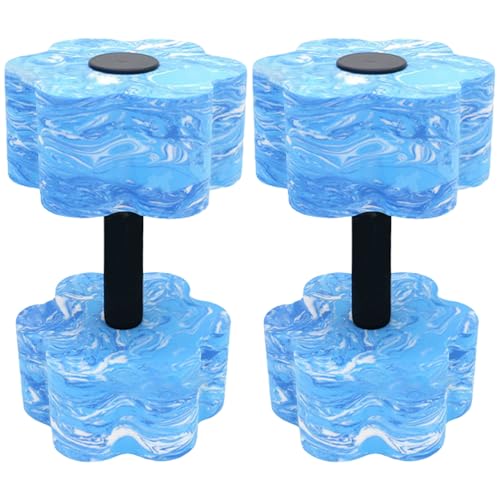 Whyzsjnclg Wassergewichte, Wasserdumbel 2PCs Blütenförmige Eva-Schaumgewichte für Kinder und Erwachsene hoch für Bewegung, Training, Aerobic, Blau Whyzsjnclg Wassergewichte, Wasserdumbel 2PCs Blütenförmige Eva-Schaumgewichte für Kinder und Erwachsene hoch für Bewegung, Training, Aerobic, Blau von Whyzsjnclg