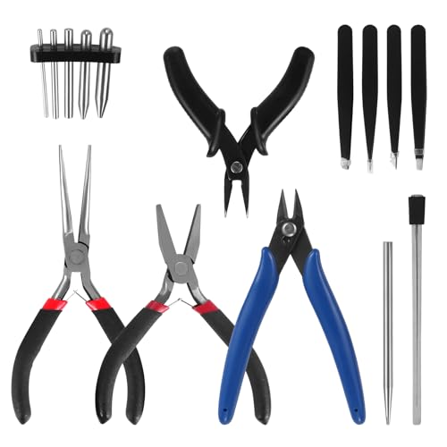 WiMas 15PCS Metall-Puzzle-Werkzeug-Set Metall-Modellbausätze Biege-Hilfswerkzeuge für Modellbau und Fixierung WiMas 15PCS Metall-Puzzle-Werkzeug-Set Metall-Modellbausätze Biege-Hilfswerkzeuge für Modellbau und Fixierung von WiMas
