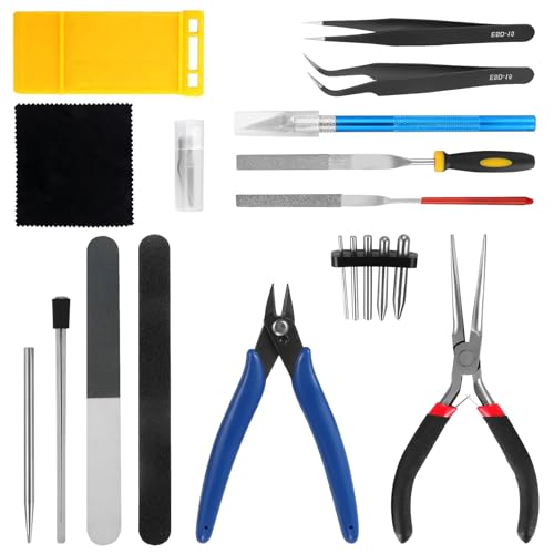 WiMas Metal Puzzle Tool Set Metal Model Kits Bending Assist Tools for Model Building and Fixing 23PCS WiMas Metal Puzzle Tool Set Metal Model Kits Bending Assist Tools for Model Building and Fixing 23PCS von WiMas