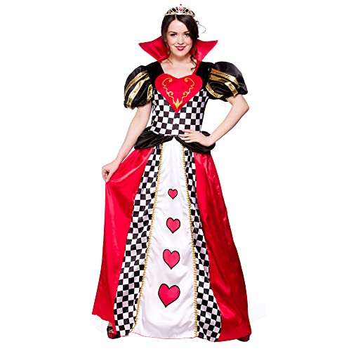(S) Damenkostüm Königin der Herzen für königliche Kostüme von Wicked Costumes