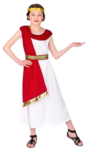 Alte römische Prinzessin Kostüm - 8/10 Jahre - 134-146cm von Wicked Costumes