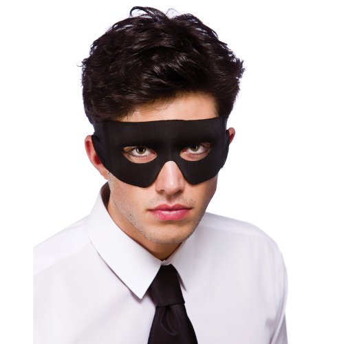 Bandit/Superhero Eyemask - Black Bandit/Superhero Eyemask - Black von Wicked Costumes