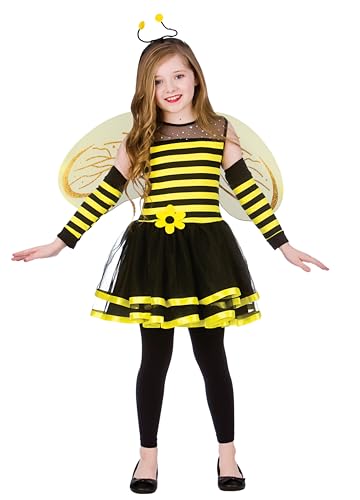 Bumblebee (11-13) Girls Fancy Dress Animal Costume von Wicked Costumes