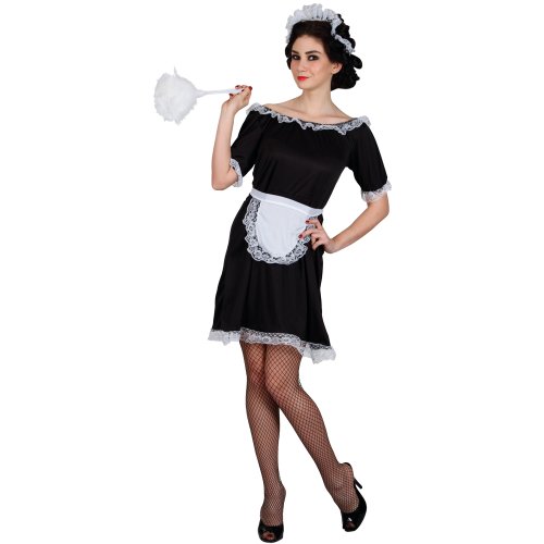 CLASSIC FRENCH MAID BUDGET LADIES COSTUME FANCY DRESS UP PARTY CLASSIC FRENCH MAID BUDGET LADIES COSTUME FANCY DRESS UP PARTY von Wicked Costumes