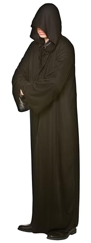 Hooded Robe - BLACK Adult Costume von Wicked Costumes