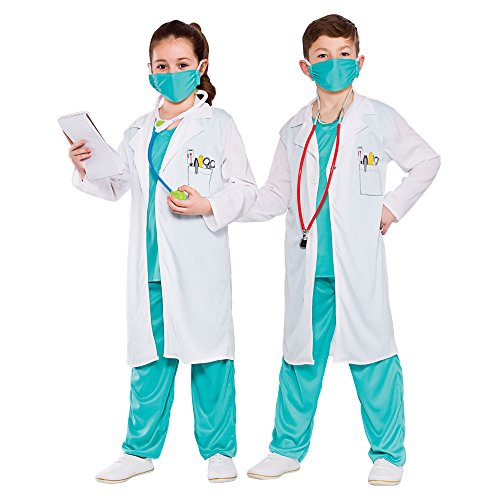 Hospital Doctor - Unisex Kids Costume 8 - 10 years von Wicked Costumes