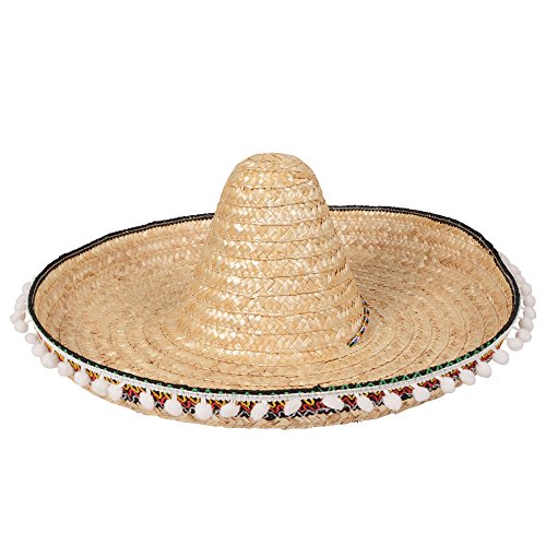 Mexican Sombrero Deluxe Hat Adult Fancy Dress Accessory Mexican Sombrero Deluxe Hat Adult Fancy Dress Accessory von Wicked Costumes