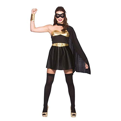 Wicked Costumes Hot Super Hero - Black/Gold (M) von Wicked Costumes