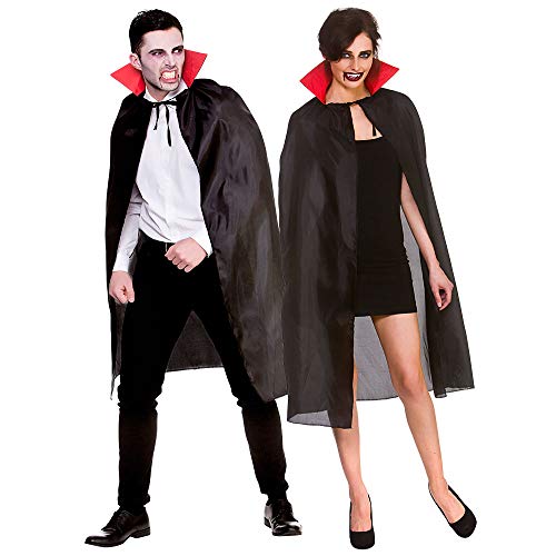 Wicked Costumes Adult Vampire Cape mit schwarz/rotem Kragen Kostümzubehör Wicked Costumes Adult Vampire Cape mit schwarz/rotem Kragen Kostümzubehör von Wicked Costumes
