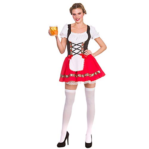Wicked Costumes Erwachsenenkostüm Oktoberfest Biermädchen XS (Damen: 34-36) Bayerisches Kostüm von Wicked Costumes