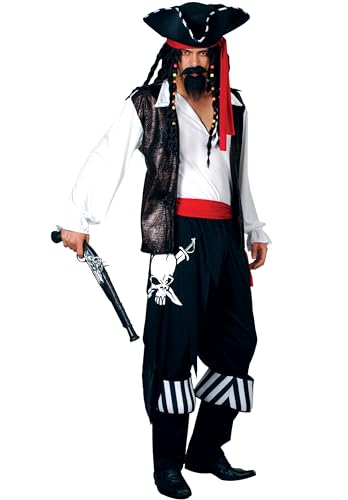 Wicked Costumes Herren-Kostüm Hochsee-Freibeuter-Kostüm, Größe L Wicked Costumes Herren-Kostüm Hochsee-Freibeuter-Kostüm, Größe L von Wicked Costumes