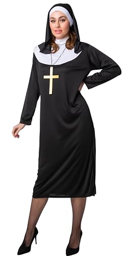 Wicked Costumes Oberin Schwester Nonne mit Kreuz Kostüm Religiöse Wicked Costumes Oberin Schwester Nonne mit Kreuz Kostüm Religiöse von Wicked Costumes