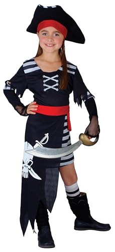 Wicked Costumes Piratenprinzessin-Kostüm für Mädchen, Größe M (5–7 Jahre) von Wicked Costumes