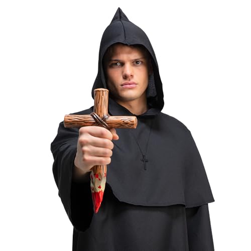 Wicked Costumes Vampirjäger Holz Kreuz Pfahl Kostüm Zubehör Wicked Costumes Vampirjäger Holz Kreuz Pfahl Kostüm Zubehör von Wicked Costumes