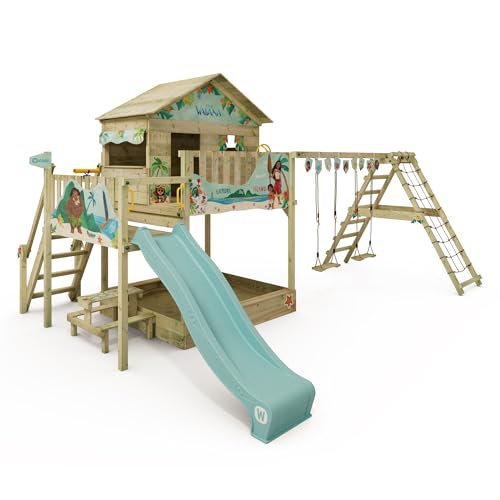 Disney's Vaiana Saga Spielturm von Wickey - Klettergerüst, Kletterturm, Gartenspielgerät für Kinder - Outdoor Garten Spielplatz aus Holz mit Sandkasten Disney's Vaiana Saga Spielturm von Wickey - Klettergerüst, Kletterturm, Gartenspielgerät für Kinder - Outdoor Garten Spielplatz aus Holz mit Sandkasten von Wickey
