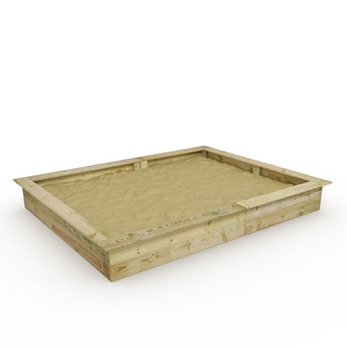 WICKEY Sandkasten Holz Sandkiste King Kong 195 x 250 für Kinder, Buddelkiste, Spielplatz im Garten aus Holz, langlebiger Abenteuerspielplatz für Kinder WICKEY Sandkasten Holz Sandkiste King Kong 195 x 250 für Kinder, Buddelkiste, Spielplatz im Garten aus Holz, langlebiger Abenteuerspielplatz für Kinder von Wickey