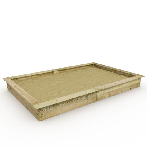 WICKEY Sandkasten Holz Sandkiste King Kong 195 x 300 für Kinder, Buddelkiste, Spielplatz im Garten aus Holz, langlebiger Abenteuerspielplatz für Kinder WICKEY Sandkasten Holz Sandkiste King Kong 195 x 300 für Kinder, Buddelkiste, Spielplatz im Garten aus Holz, langlebiger Abenteuerspielplatz für Kinder von Wickey