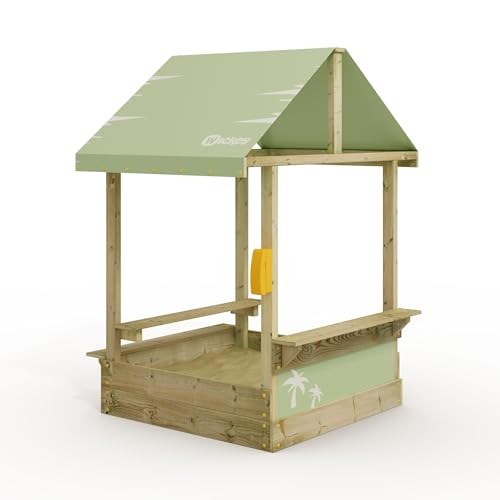 Wickey Sandkasten Dinky mit pastellgrünem Dach - Sandbox 113 x 113 x 28 cm - imprägniertes Massivholz inklusive Picnicktisch Wickey Sandkasten Dinky mit pastellgrünem Dach - Sandbox 113 x 113 x 28 cm - imprägniertes Massivholz inklusive Picnicktisch von Wickey