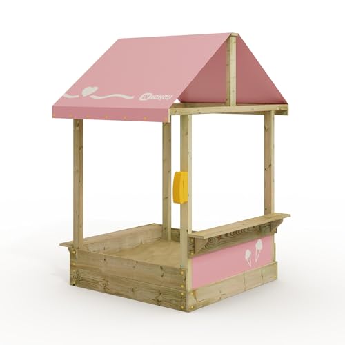 Wickey Sandkasten Dinky mit pastellpinkem Dach - Sandbox 113 x 113 x 28 cm - imprägniertes Massivholz Wickey Sandkasten Dinky mit pastellpinkem Dach - Sandbox 113 x 113 x 28 cm - imprägniertes Massivholz von Wickey