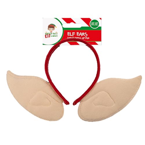 Widdle Gifts Weihnachten Mini Elf Hut mit Elfenohren auf Stirnband Neuheit Dress Up 8585 von Widdle Gifts
