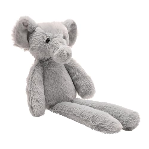 Nelly The Plush Long Leg Grey Elephant 35cm von Widdop and Co