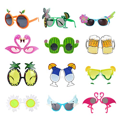 WideSmart 12 Paar Hawaiianische Brille,Party Sonnenbrillen Partybrille Lustige Luau Party Brille Lustige Brille Hawaii Tropische Sonnenbrille Sommerparty Photo Booth Requisiten Partyzubehör Dekoration WideSmart 12 Paar Hawaiianische Brille,Party Sonnenbrillen Partybrille Lustige Luau Party Brille Lustige Brille Hawaii Tropische Sonnenbrille Sommerparty Photo Booth Requisiten Partyzubehör Dekoration von WideSmart