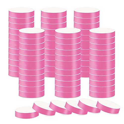 Widisun Rosa Armband Papier Eintritt 600 Stück Festival Armbänder Wasserdicht Event Armbänder Festival Bänder Selbstklebende Wasserdichte Armbänder für Events Partys Festivals Konzerte von Widisun