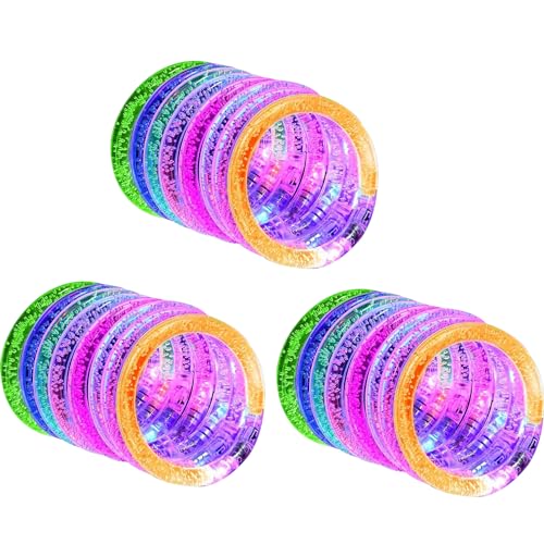 Widisun 18 Stück LED Leuchtarmbänder Armband Kinder Blinkende Armbänder in der Dunkelheit Glowstick Armband, Beleuchtendes Spielzeug für Geburtstagsparty Geschenke, Armreif für Kinder Erwachsene Widisun 18 Stück LED Leuchtarmbänder Armband Kinder Blinkende Armbänder in der Dunkelheit Glowstick Armband, Beleuchtendes Spielzeug für Geburtstagsparty Geschenke, Armreif für Kinder Erwachsene von Widisun