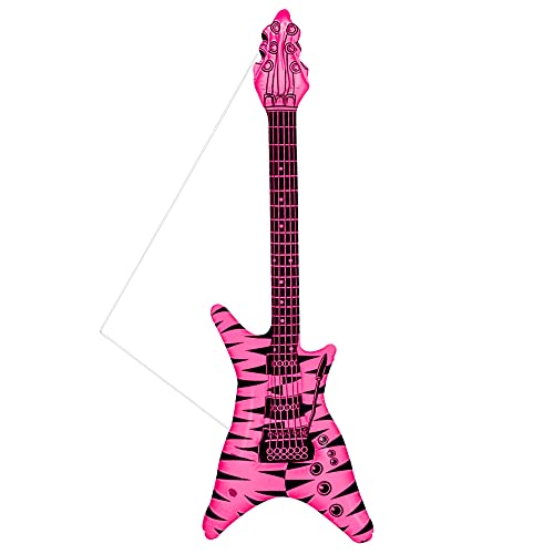 Widmann 23945 - Aufblasbare Gitarre, Rock mit Schultergut, Länge circa 95 cm, Musiker, Sänger, Karneval, Mottoparty von WIDMANN MILANO PARTY FASHION