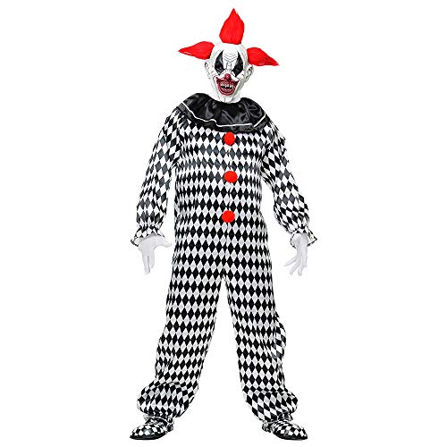Widmann - Kostüm Zirkus Clown, Killer Clown, Horror Harlekin, Pantomime, Halloween von WIDMANN MILANO PARTY FASHION