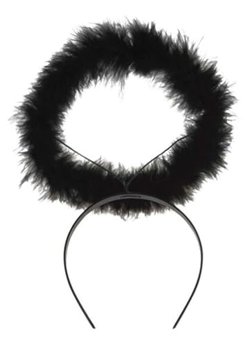W WIDMANN MILANO Party Fashion 8638U - Heiligenschein Marabu, Schwarz, Kostümzubehör, Engel, Teufel, Mottoparty, Karneval W WIDMANN MILANO Party Fashion 8638U - Heiligenschein Marabu, Schwarz, Kostümzubehör, Engel, Teufel, Mottoparty, Karneval von W WIDMANN MILANO Party Fashion