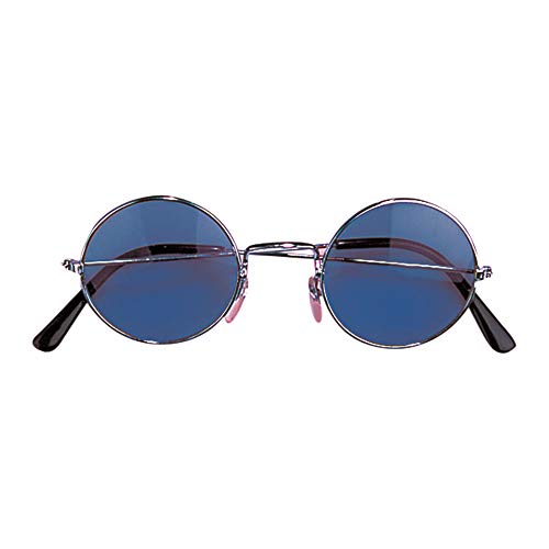 W WIDMANN MILANO Party Fashion - Brille 60er Jahre, mit farbigen Gläsern, Hippiebrille, Schlagerstar, Karneval von W WIDMANN MILANO Party Fashion