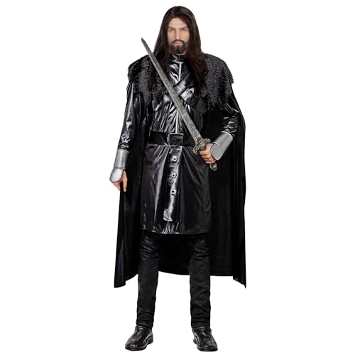 WIDMANN 07713 COSTUME CAVALIERE OSCURO NERO L #0771 von WIDMANN