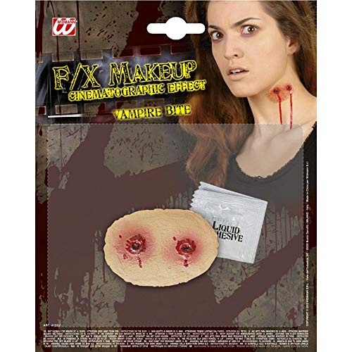 Widmann 4150V - Spezial Effekt Set Vampir Biss mit Klebstoff, Horror, Halloween, Mottoparty von W WIDMANN MILANO Party Fashion
