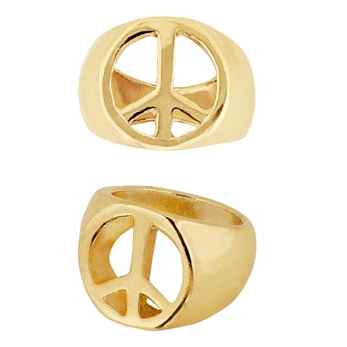 W WIDMANN MILANO Party Fashion 7537R - Ring Peace and Love, Schmuck, Hippie, Karneval, Mottoparty W WIDMANN MILANO Party Fashion 7537R - Ring Peace and Love, Schmuck, Hippie, Karneval, Mottoparty von W WIDMANN MILANO Party Fashion