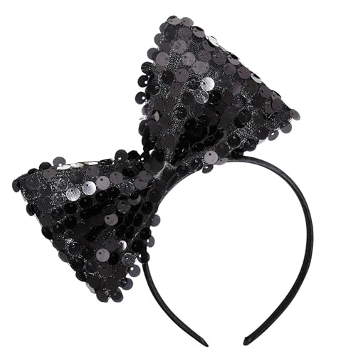 W WIDMANN MILANO Party Fashion - Haarreif mit Schleife, Pailletten, Kopfschmuck, Accessoire Karneval von W WIDMANN MILANO Party Fashion
