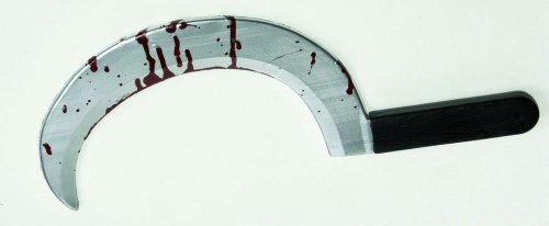 W WIDMANN MILANO Party Fashion - Blutige Waffe, circa 44 cm, Accessoire, Horror, Halloween, Mottoparty, Kostümzubehör von W WIDMANN MILANO Party Fashion